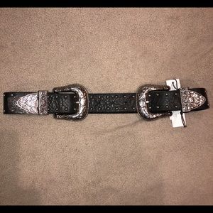 B-Low The Belt Suede Studded Belt